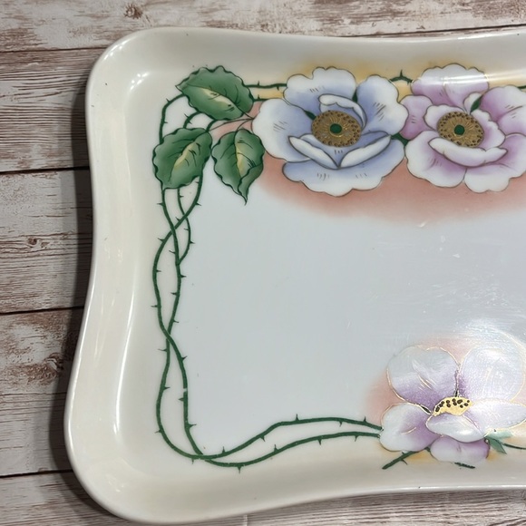 RARE Royal Munich Signed “Guinard” Hand Painted  Floral Cup Platte Tray - Picture 7 of 10
